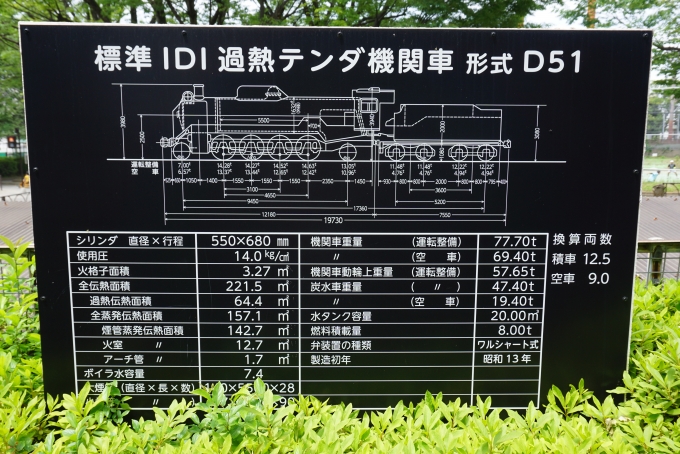 鉄道乗車記録の写真:旅の思い出(12)        「世田谷公園、形式D51」