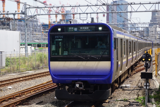 鉄道乗車記録の写真:乗車した列車(外観)(1)          「JR東日本 クハE234-1112」