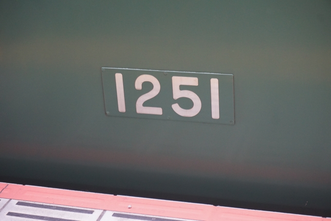 鉄道乗車記録の写真:車両銘板(5)        「江ノ島電鉄 1251」