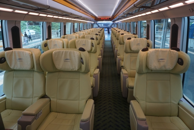 鉄道乗車記録の写真:車内設備、様子(6)        「近畿日本鉄道 50601座席」