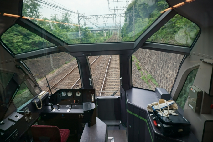 鉄道乗車記録の写真:車窓・風景(27)        「後方車両からの風景」