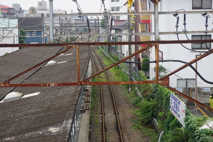 鉄道乗車記録の写真:駅舎・駅施設、様子(20)        「東青梅駅2階から河辺駅側を撮影」