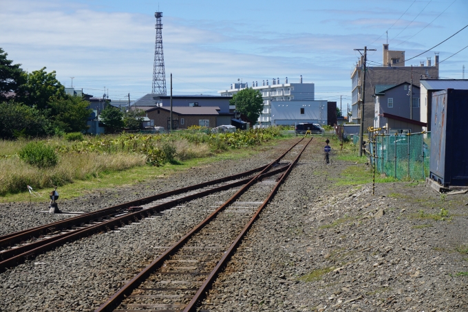 鉄道乗車記録の写真:駅舎・駅施設、様子(35)        「根室駅の車止め」