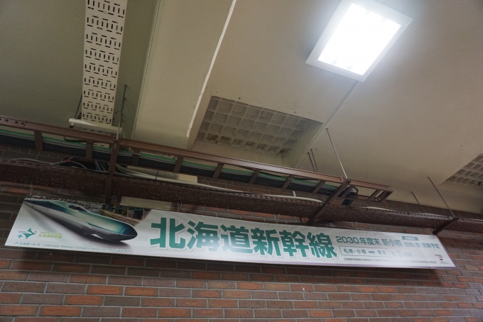 鉄道乗車記録の写真:駅舎・駅施設、様子(10)        「北海道新幹線」
