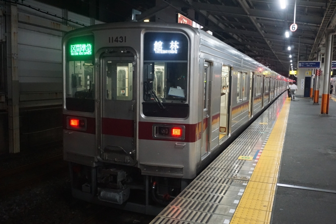 鉄道乗車記録の写真:乗車した列車(外観)(4)        「東武鉄道 11431」