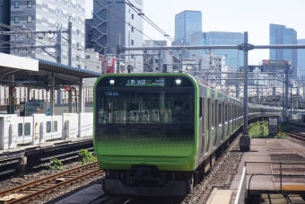 秋葉原駅から上野駅の乗車記録(乗りつぶし)写真
