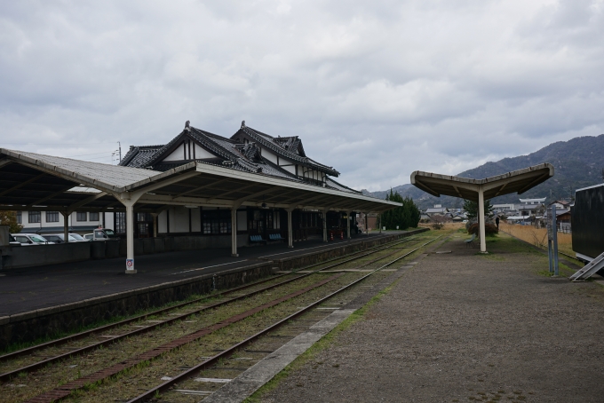 鉄道乗車記録の写真:旅の思い出(20)        「旧大社駅のホーム」