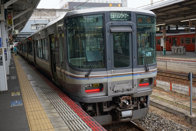 鉄道乗車記録の写真:乗車した列車(外観)(3)        「JR西日本 クモハ223-5002」