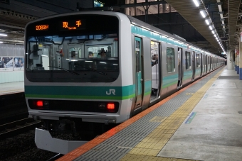 東京駅から北千住駅:鉄道乗車記録の写真