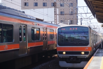 新松戸駅から新八柱駅の乗車記録(乗りつぶし)写真