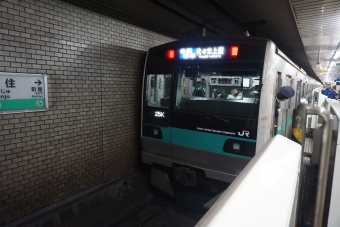 北千住駅から西日暮里駅の乗車記録(乗りつぶし)写真