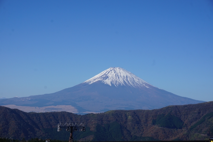 鉄道乗車記録の写真:旅の思い出(19)        「大涌谷くろたまご館近くから撮影した富士山」