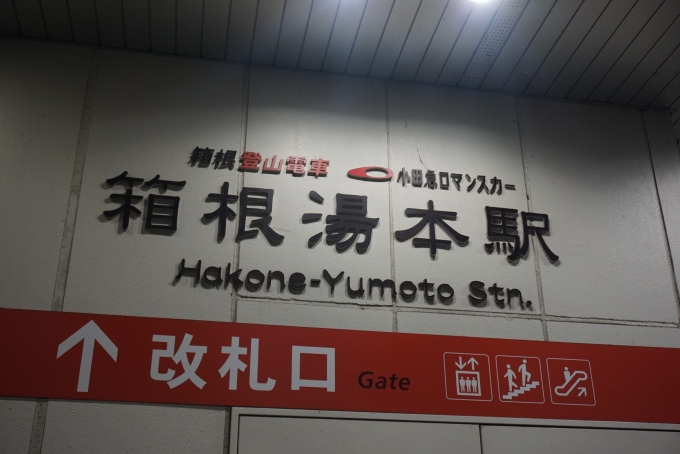 鉄道乗車記録の写真:駅舎・駅施設、様子(1)        「箱根湯本駅改札口」