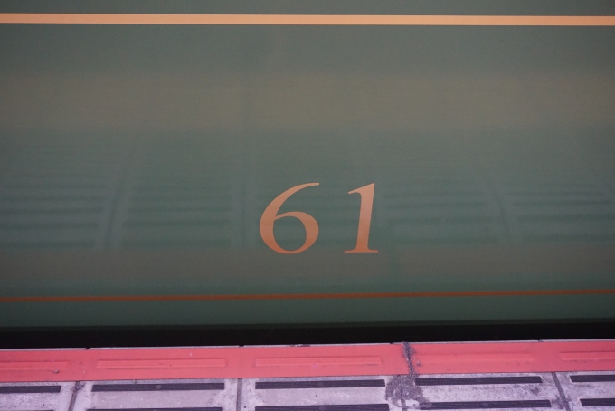 鉄道乗車記録の写真:車両銘板(3)        「江ノ島電鉄 61」