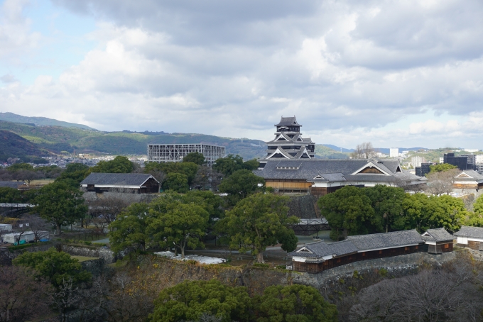 鉄道乗車記録の写真:旅の思い出(12)        「熊本城その1」