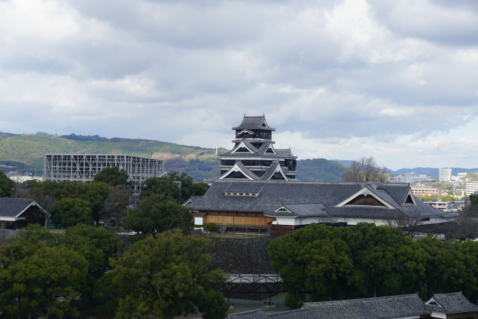 鉄道乗車記録の写真:旅の思い出(13)        「熊本城その2」