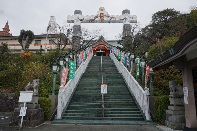 鉄道乗車記録の写真:旅の思い出(12)        「大本山 成田山 久留米分院の幸福階段」