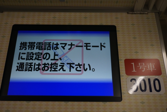 鉄道乗車記録の写真:車両銘板(8)        「西日本鉄道 3010」