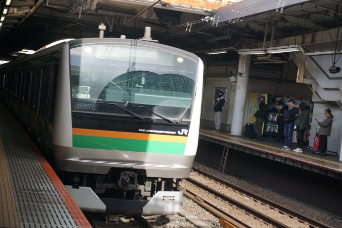 鉄道乗車記録の写真:乗車した列車(外観)(2)        「乗車前に撮影」