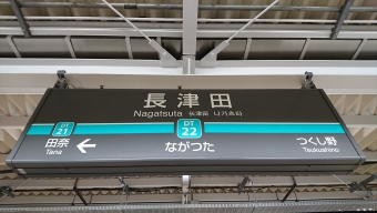 長津田駅から越谷駅の乗車記録(乗りつぶし)写真