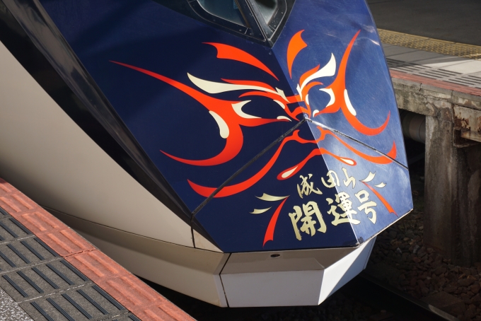 鉄道乗車記録の写真:乗車した列車(外観)(16)        「成田山開運号」