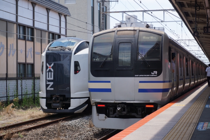 鉄道乗車記録の写真:乗車した列車(外観)(1)        「降車後に撮影」