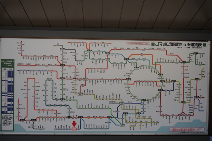 鉄道乗車記録の写真:駅舎・駅施設、様子(7)        「鎌倉駅きっぷ運賃」