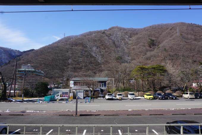 鉄道乗車記録の写真:車窓・風景(21)        「鬼怒川公園駅ホームから見た景色」