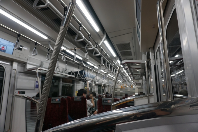 鉄道乗車記録の写真:車内設備、様子(5)        「東武鉄道 73791車内」
