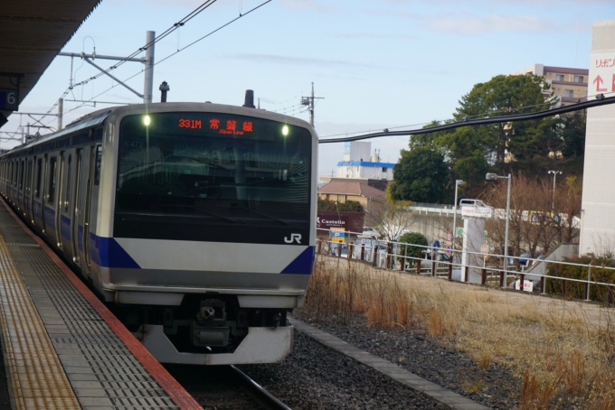 鉄道乗車記録の写真:乗車した列車(外観)(2)        「JR東日本 クハE531-1022」
