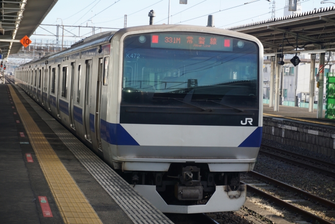 鉄道乗車記録の写真:乗車した列車(外観)(12)        「JR東日本 クハE530-2022
土浦止まり」