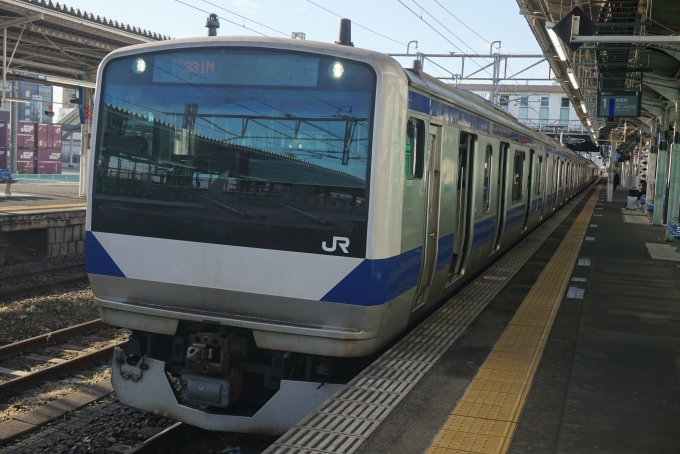 鉄道乗車記録の写真:乗車した列車(外観)(13)        「JR東日本 クハE531-10」