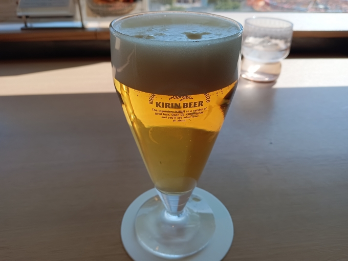 鉄道乗車記録の写真:旅の思い出(10)        「橙家横浜の小生ビール」