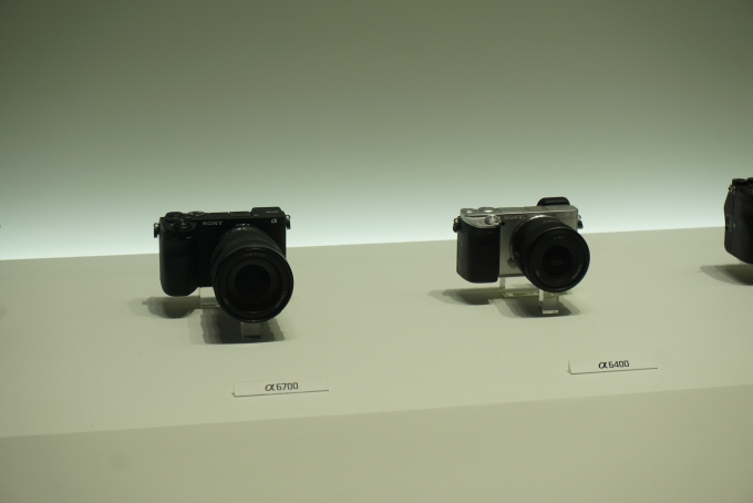 鉄道乗車記録の写真:旅の思い出(17)        「CP+（シーピープラス）2024で展示してあるSONYのカメラ」