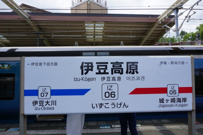 鉄道乗車記録の写真:駅名看板(16)        「伊豆高原駅」