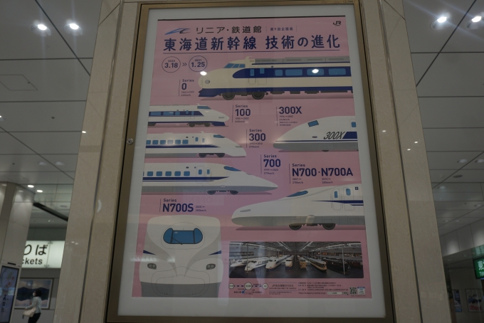 鉄道乗車記録の写真:駅舎・駅施設、様子(5)        「東海道新幹線
技術の進化」