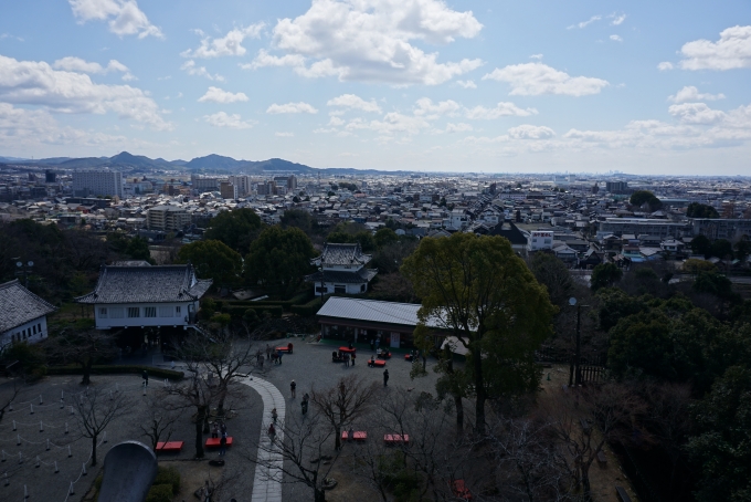 鉄道乗車記録の写真:旅の思い出(18)        「国宝犬山城最上階からの景色その1」