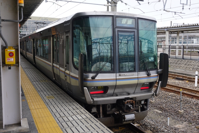 鉄道乗車記録の写真:乗車した列車(外観)(3)        「JR西日本 クモハ223-2057」