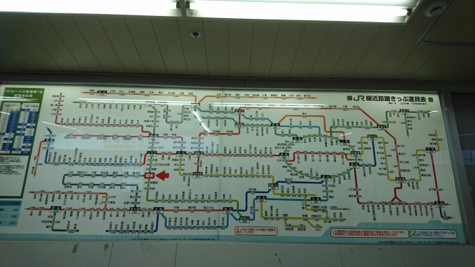 鉄道乗車記録の写真:駅舎・駅施設、様子(2)        「JR橋本駅きっぷ運賃」