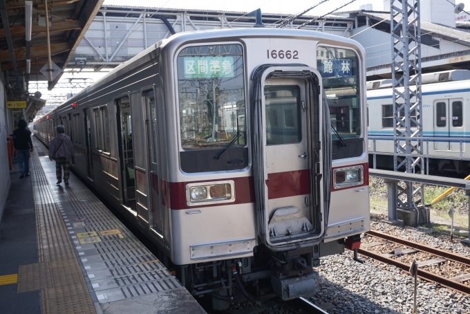 鉄道乗車記録の写真:乗車した列車(外観)(6)        「東武鉄道 16662」