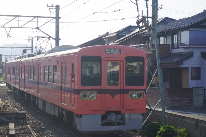 鉄道乗車記録の写真:乗車した列車(外観)(2)        「上信電鉄 クモハ705」