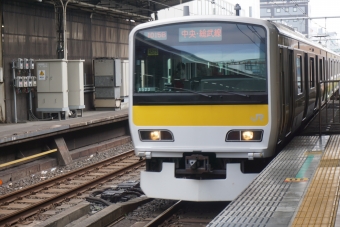 秋葉原駅から飯田橋駅の乗車記録(乗りつぶし)写真