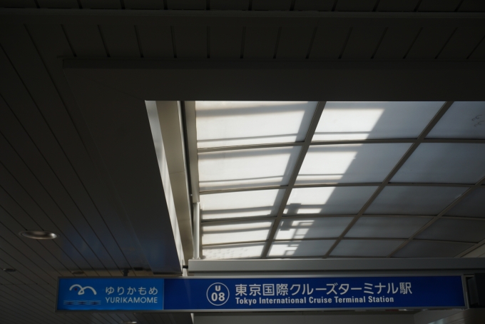鉄道乗車記録の写真:駅舎・駅施設、様子(5)        「東京国際クルーズターミナル駅」