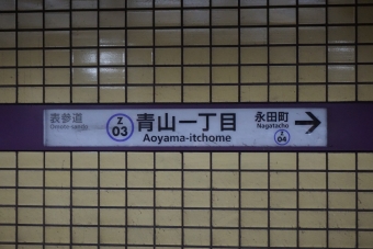 青山一丁目駅から越谷駅の乗車記録(乗りつぶし)写真