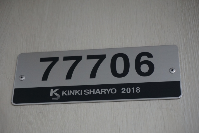鉄道乗車記録の写真:駅名看板(1)        「東武鉄道 77706」