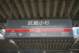 武蔵小杉駅から元町・中華街駅の乗車記録(乗りつぶし)写真