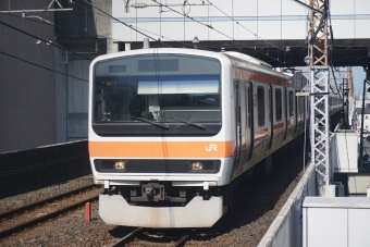 南越谷駅から新松戸駅の乗車記録(乗りつぶし)写真