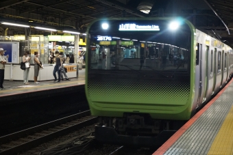 新宿駅から西日暮里駅の乗車記録(乗りつぶし)写真