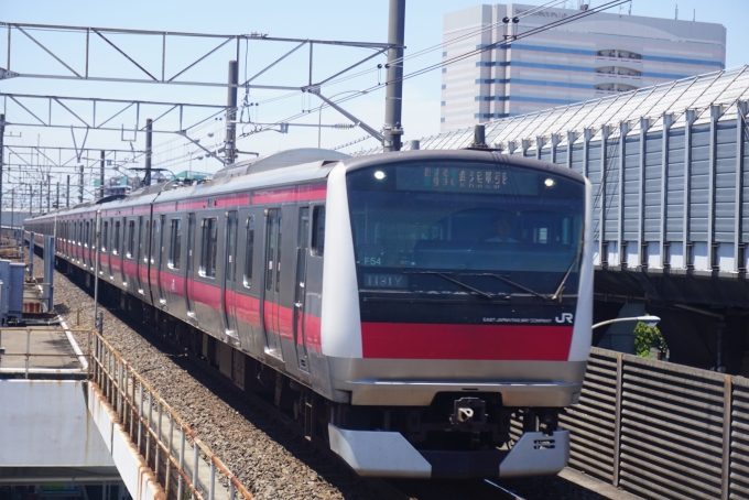 鉄道乗車記録の写真:乗車した列車(外観)(1)          「JR東日本 クハE233-5024」