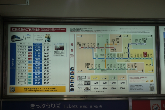 鉄道乗車記録の写真:駅舎・駅施設、様子(12)        「鳥羽駅、特急ご利用料金」